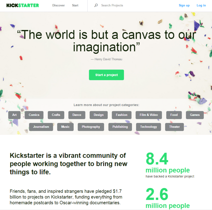 kickstarter-site